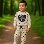 BOYS SWEAT SHIRT SET TOP FULL SLEEVE WITH PANT