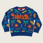 Unisex Printed Navy  Sweatshirt