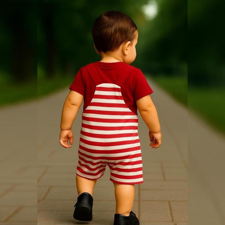 Two piece dungree and T-shirt & dungree