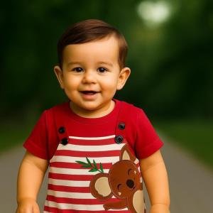 Two piece dungree and T-shirt & dungree