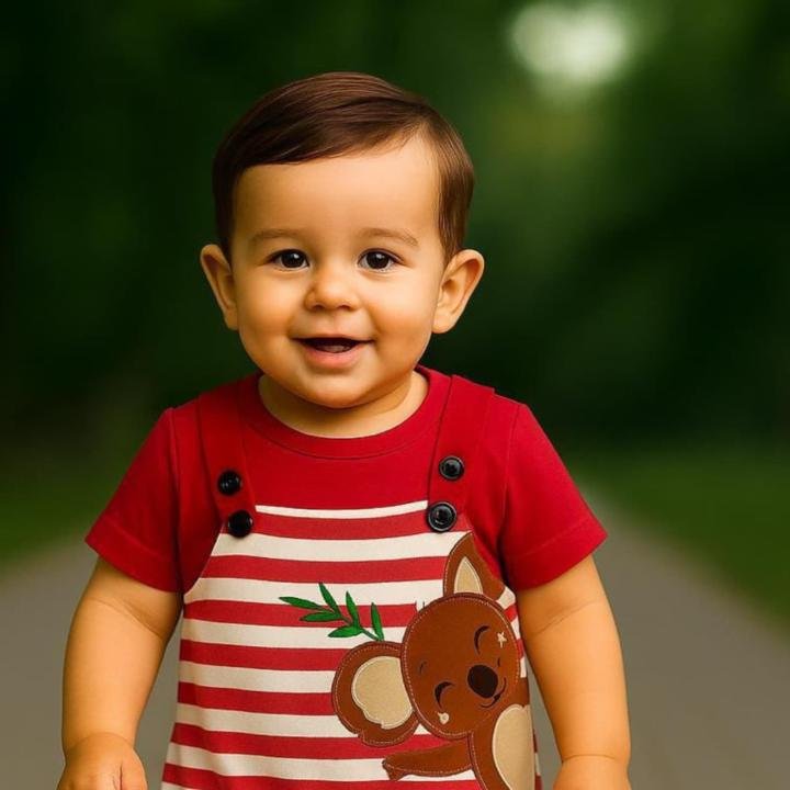 Two piece dungree and T-shirt & dungree