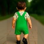 Two piece dungree and T-shirt & dungree