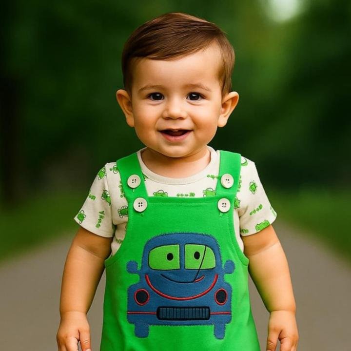 Two piece dungree and T-shirt & dungree