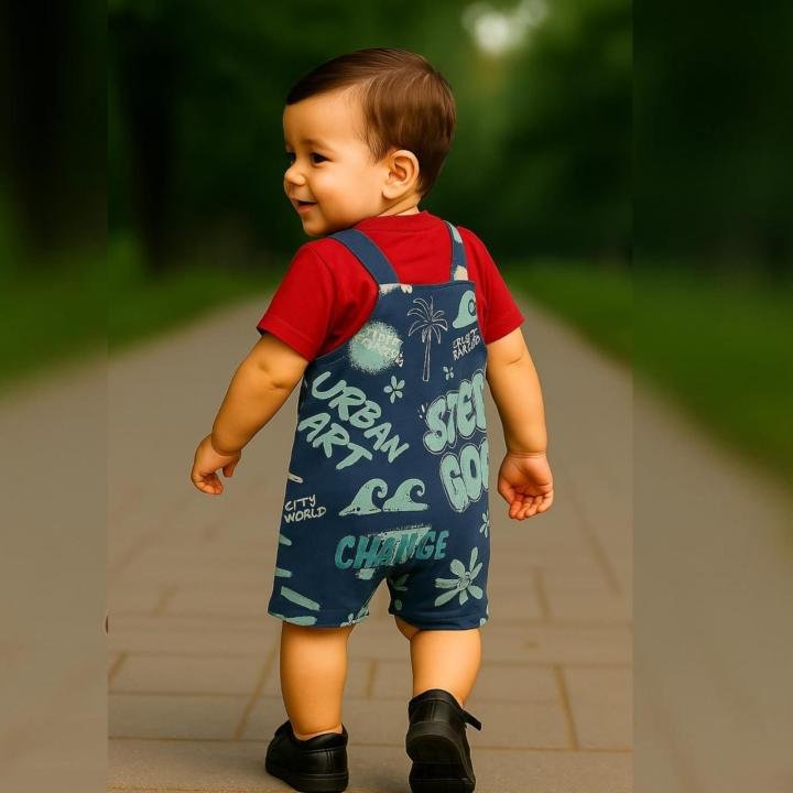 Two piece dungree and T-shirt & dungree