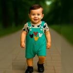 Two piece dungree and T-shirt & dungree