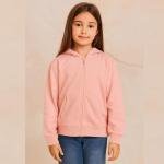 Girl's Cotton Hooded Neck Sweatshirt