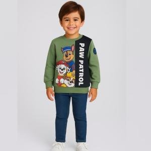 Long Sleeve Paw Patrol Printed Baby Boys' Sweatshirt