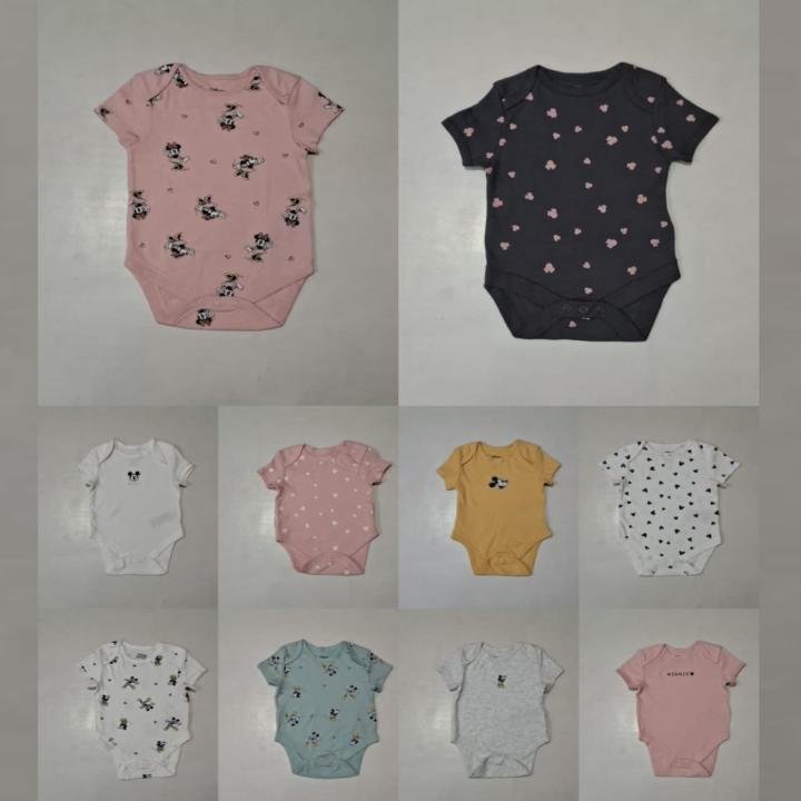 pack of any  3 Baby Boys and Girls 100% Cotton Half Sleeve Romper/Bodysuit