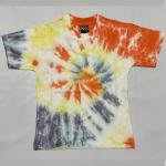 Vibrant Spiral Tie-Dye Cotton T-Shirt for Boys & Girls | Casual Summer Wear