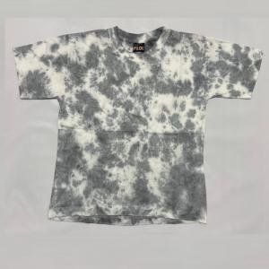 Cool Grey & White Tie-Dye T-Shirt for Kids | Stylish Unisex Cotton Tee
